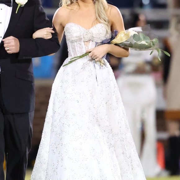 White Formal Dress - Picture 1 of 3